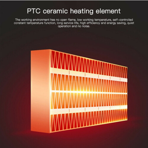 500W Mini Plug-in Wall Heater With Digital Timer 2