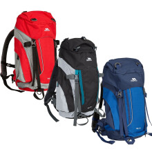 (EACH, Storm Blue/Soft Stone) Trespass 33L Rucksack Backpack Padded Trek 33