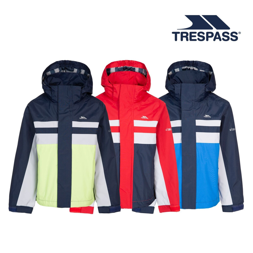 (3-4 Years, Pear) Trespass Boys Waterproof Jacket Kids Coat Raymont