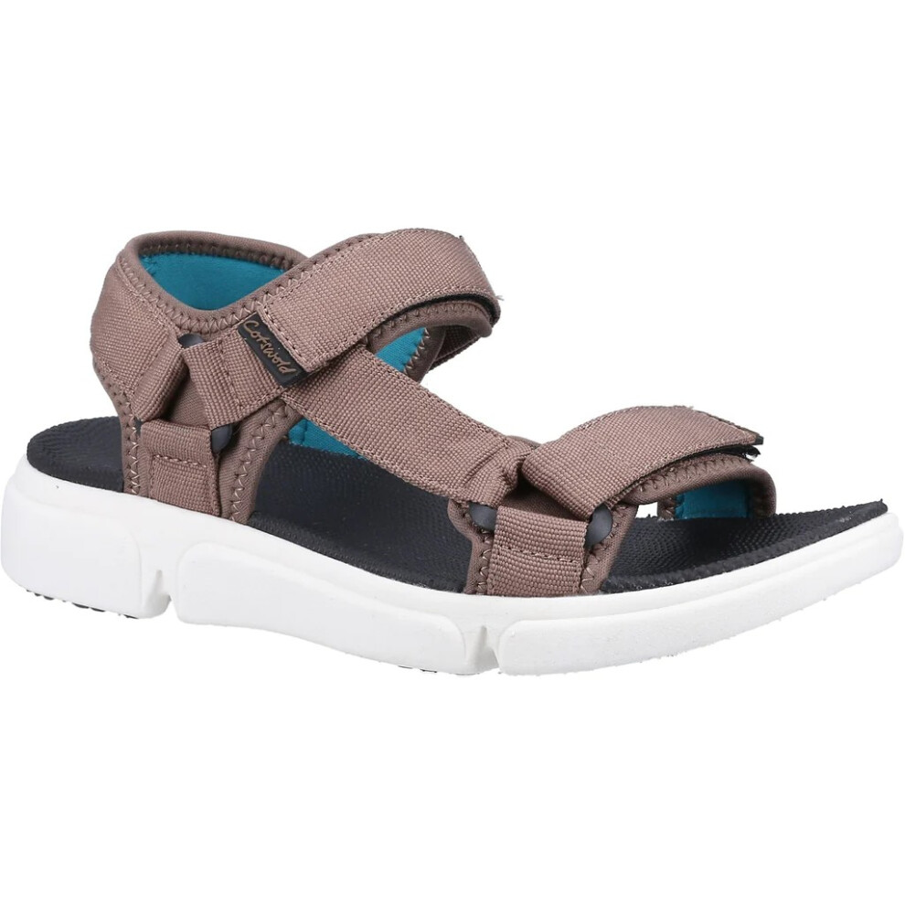 (4 UK, Taupe) Cotswold Womens/Ladies Alderton Sandals