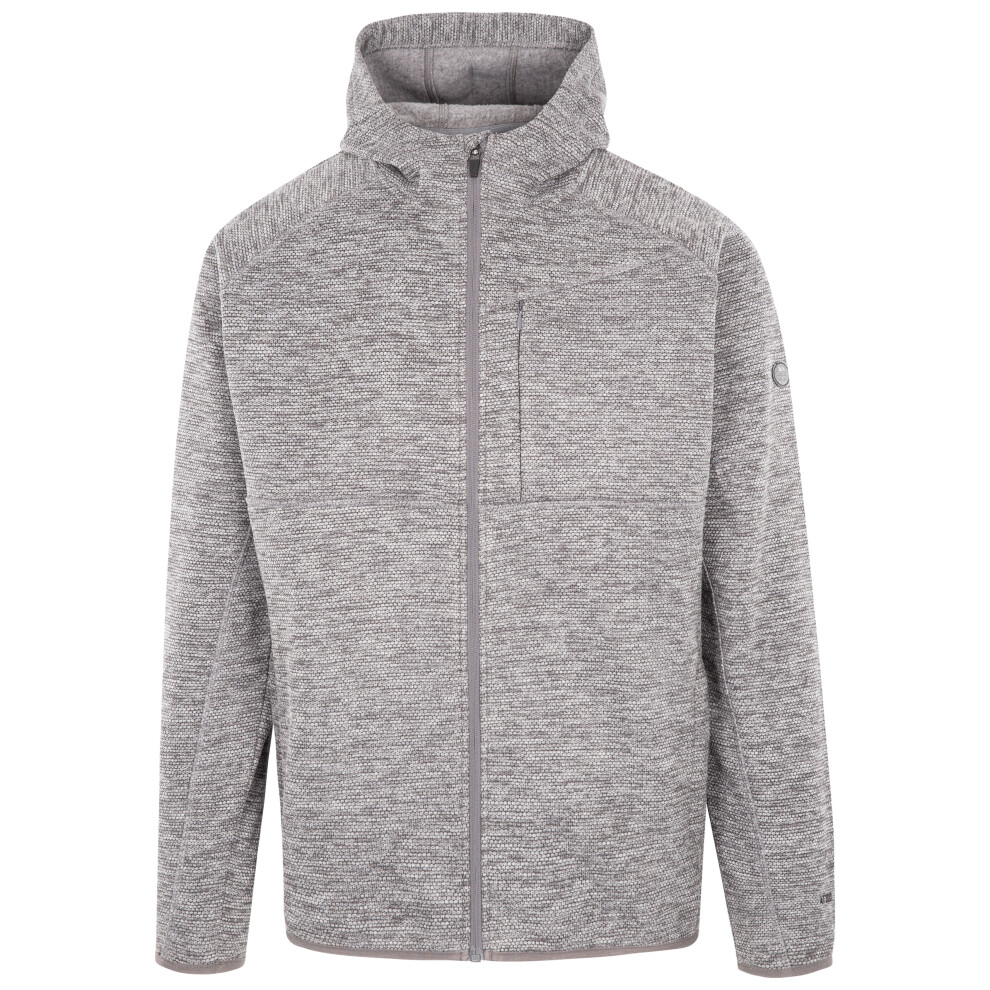 (XS, Grey Marl) Trespass Mens Fleece Jacket Hoodie Tadloworth