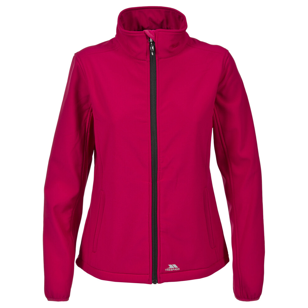 (8, Cerise) Trespass Womens Softshell Jacket Meena