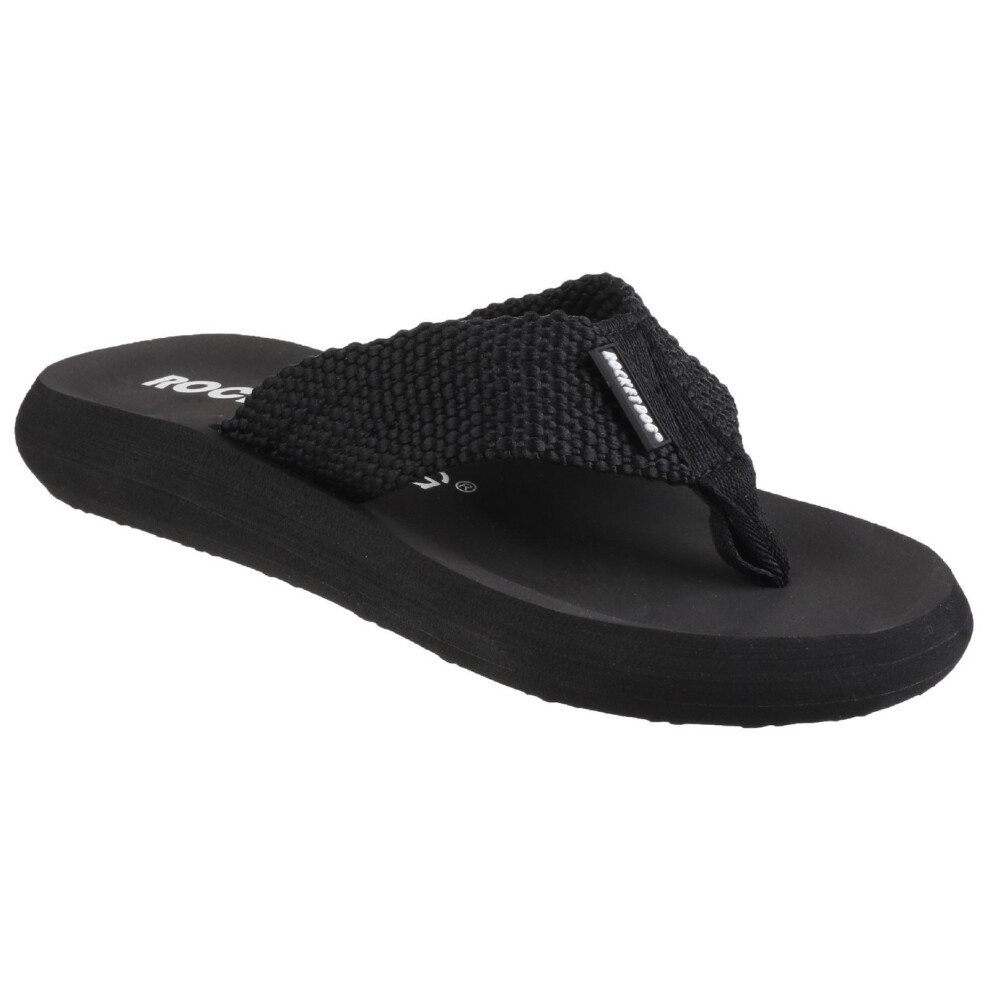 (8 UK, Black) Rocket Dog Womens/Ladies Sunset Slip On Sandals