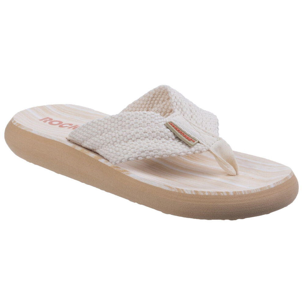 (8 UK, Double Cream) Rocket Dog Womens/Ladies Sunset Slip On Sandals