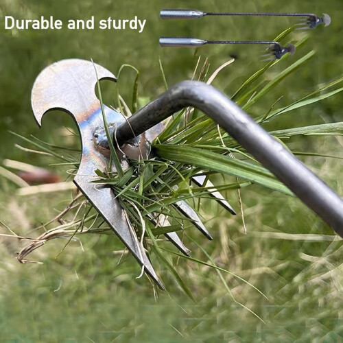 Small Weed Puller With 4 Teeth, Gardening Hand Tools, Weed Remover Tool