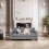 Bingopaw Luxury Leather Dog Sofa Elevated Pet Bed XL(120x78x40cm) 4