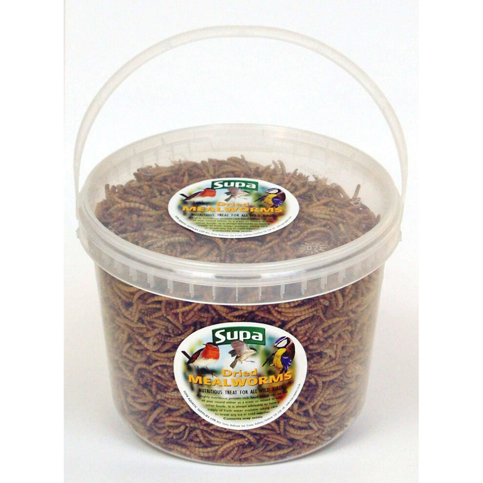 Supa Bucket Of Freeze Dried Mealworms For Birds