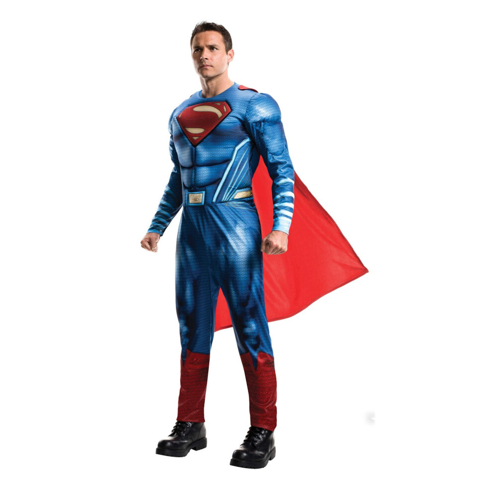 Justice League Mens Deluxe Superman Costume