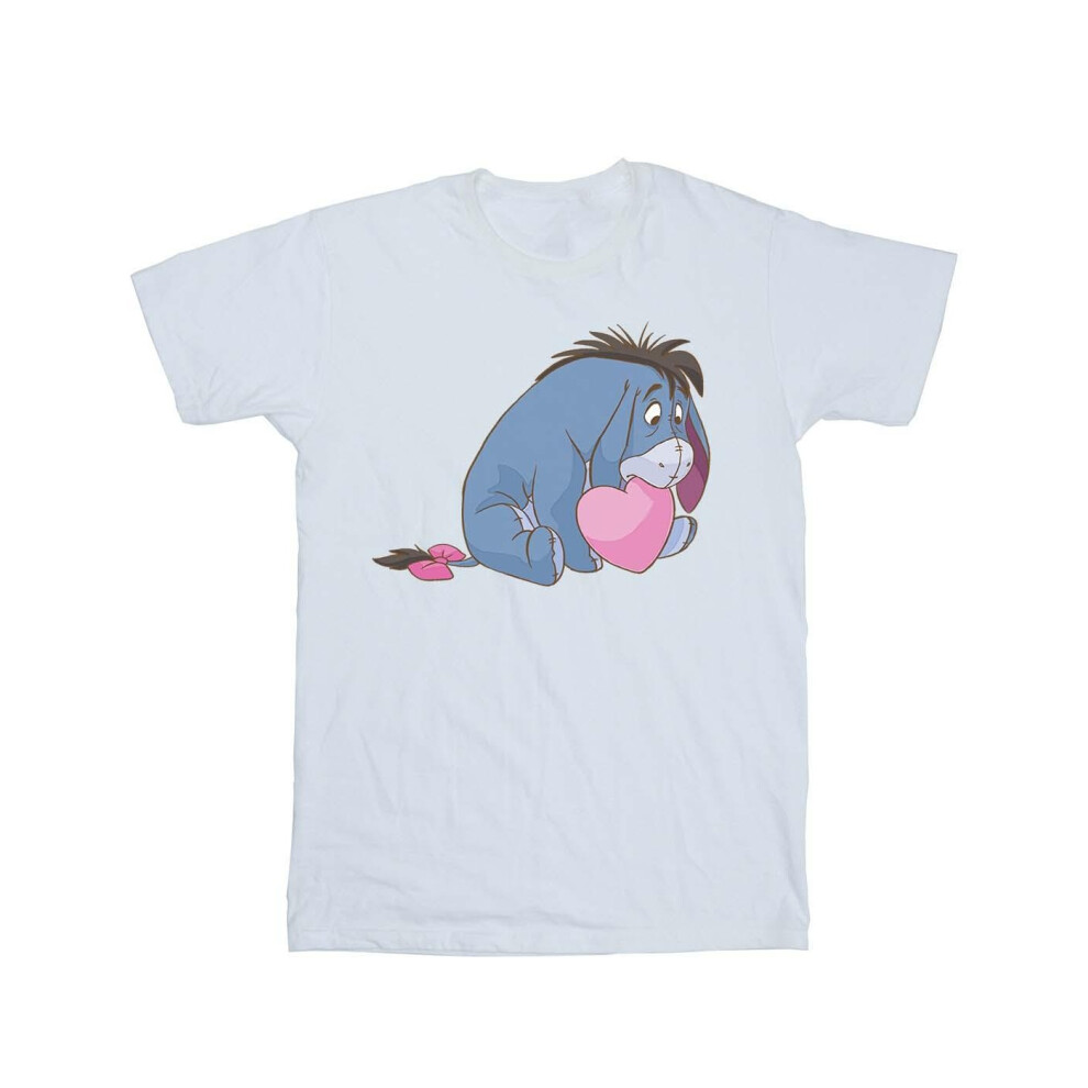 Winnie The Pooh Eeyore Mouth Cotton Boyfriend T-Shirt