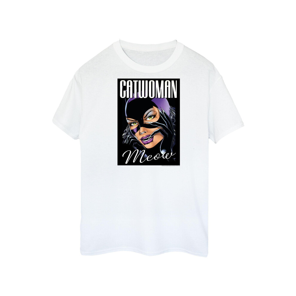 DC Comics Womens/Ladies Batman Catwoman Feline Fatale Cotton T-Shirt