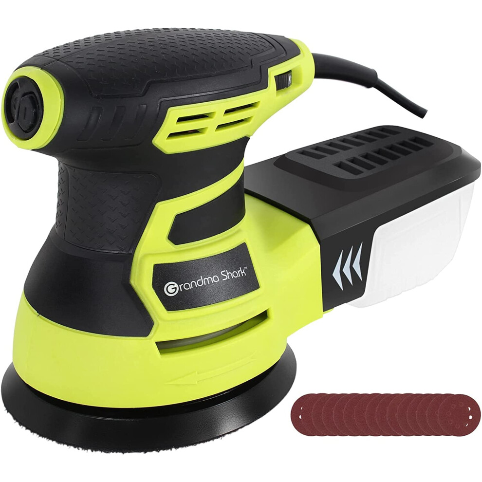 Orbital Orbit Sander Machine 6 Variable Speeds 350W With Sandpaper Kit