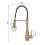 Living And Home Pre-rinse Pull-Down Swivel Kitchen Faucet 4