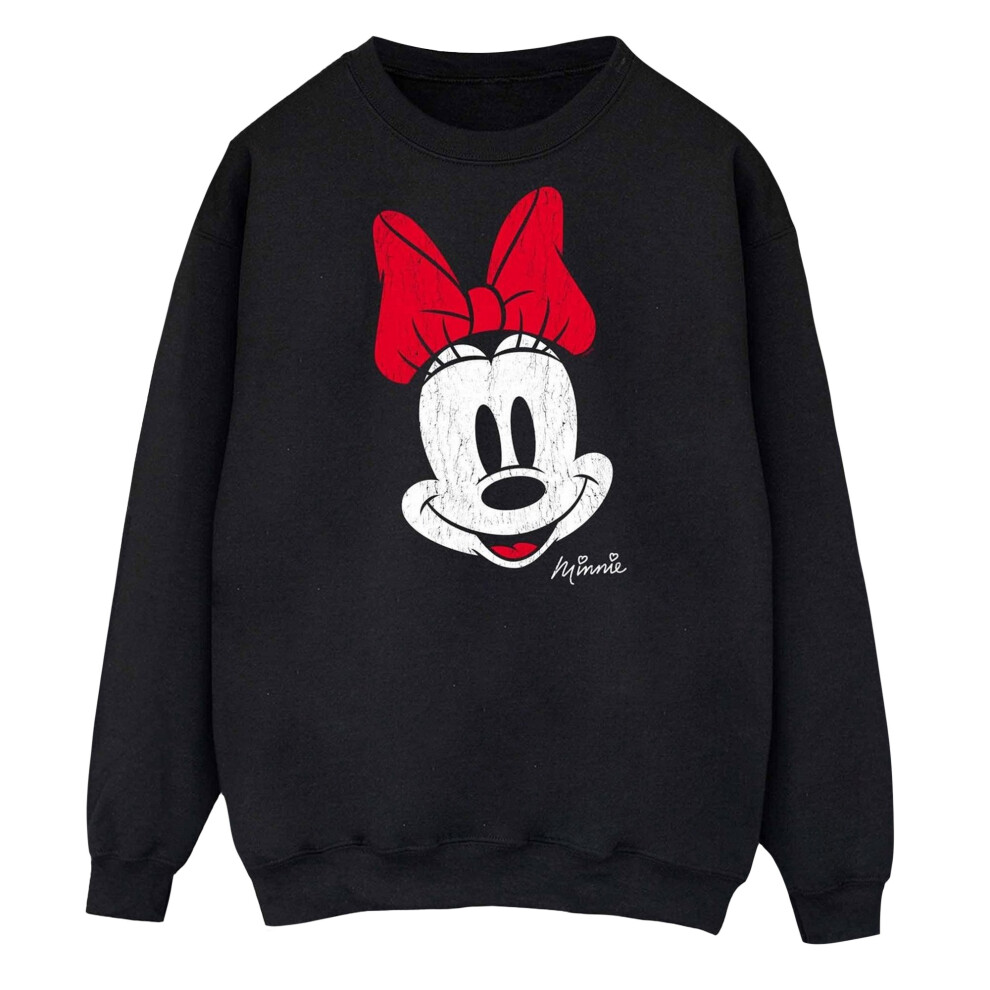 Minnie Mouse Face Sweatshirt