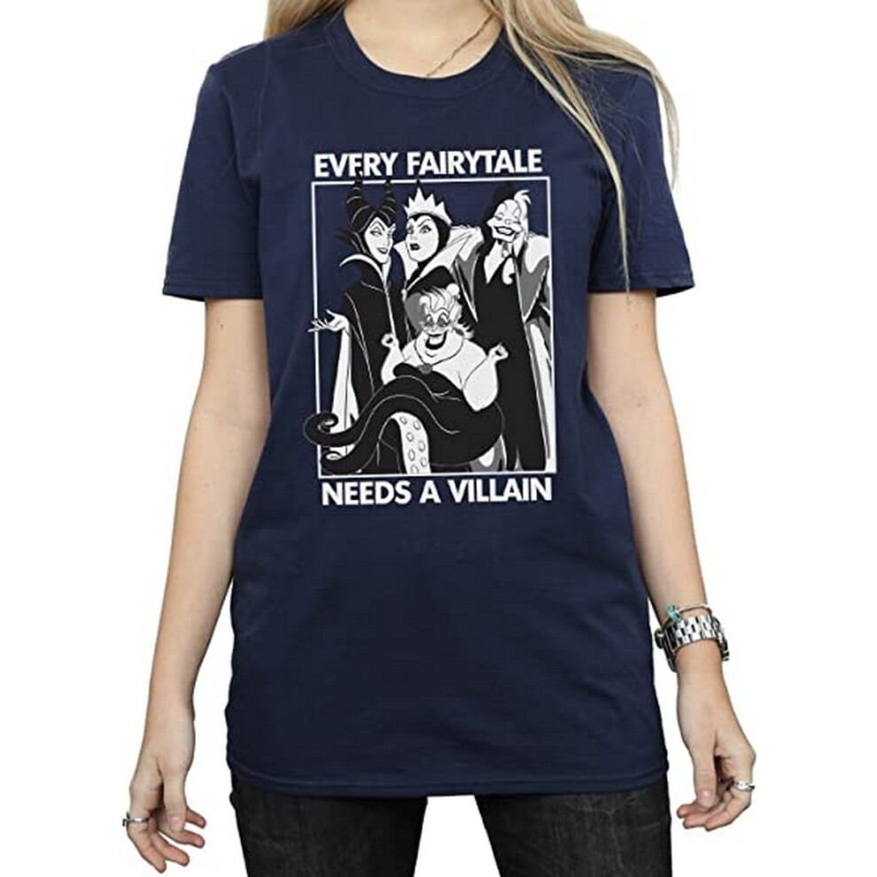 Every Fairy Tale Needs A Villain Cotton Boyfriend T-Shirt