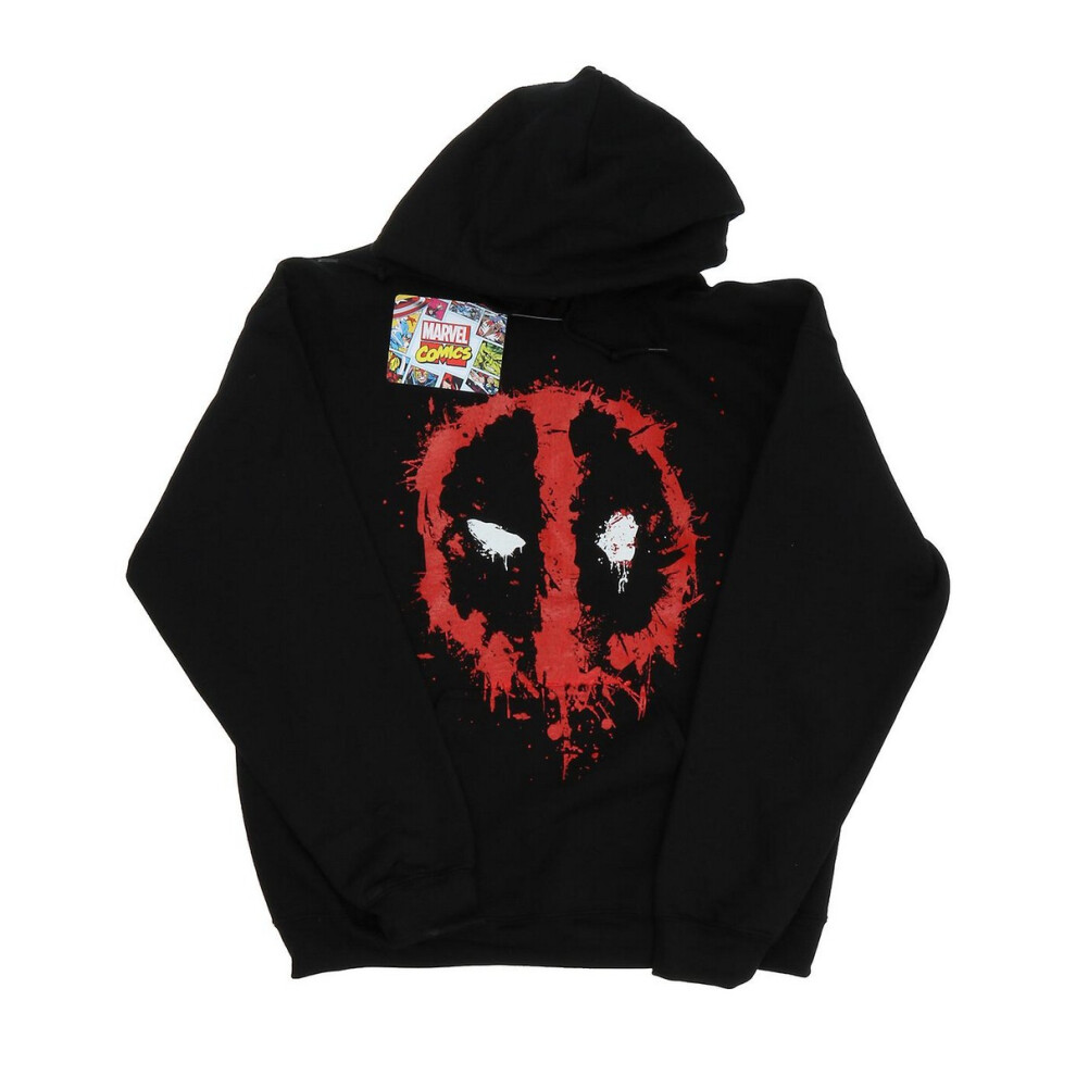 Splat Face Cotton Hoodie