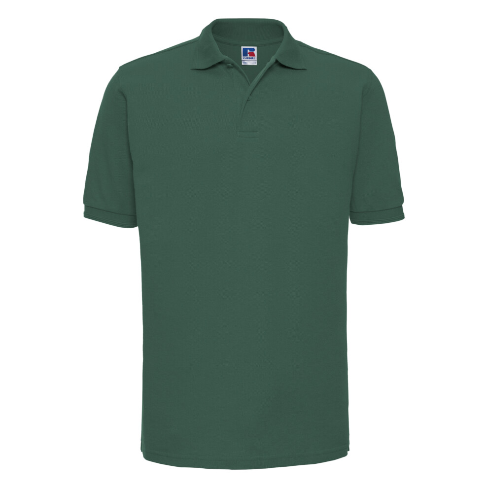 Ripple Collar & Cuff Short Sleeve Polo Shirt