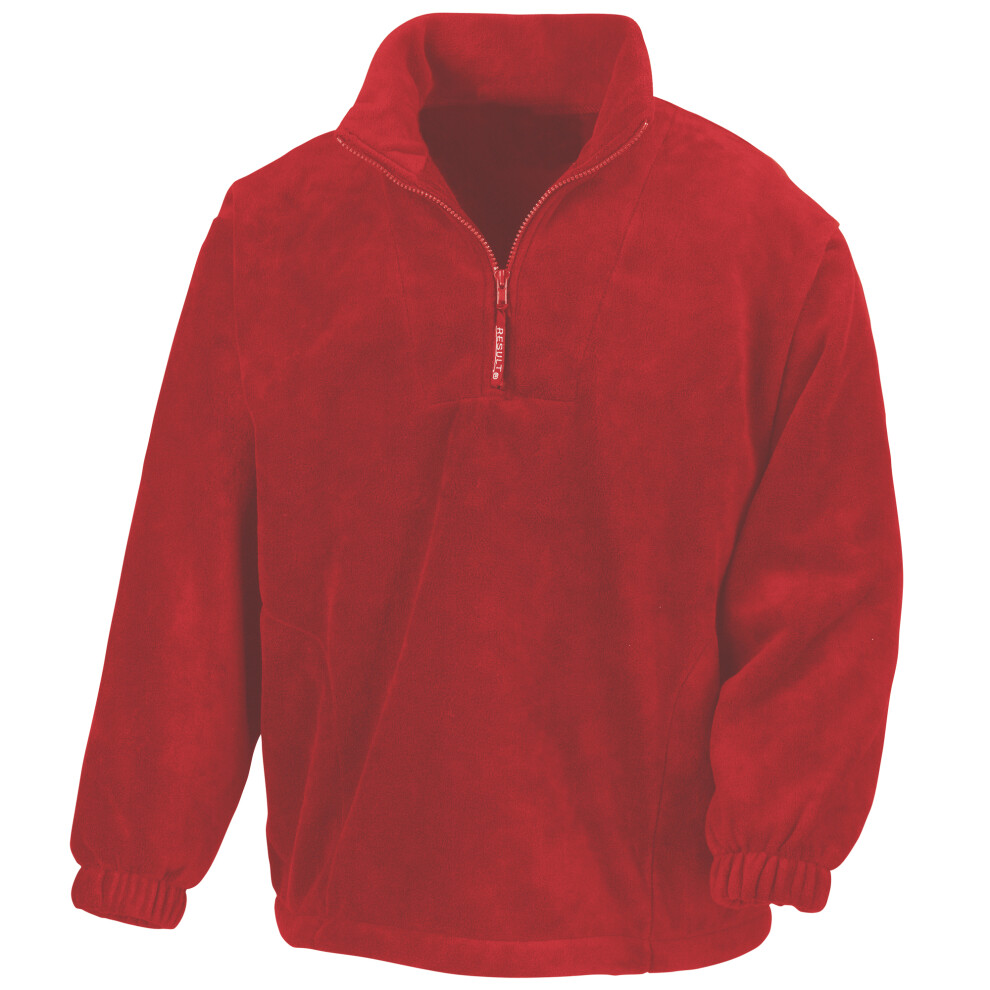 Unlined Active 1 4 Zip Anti-Pilling Fleece Top