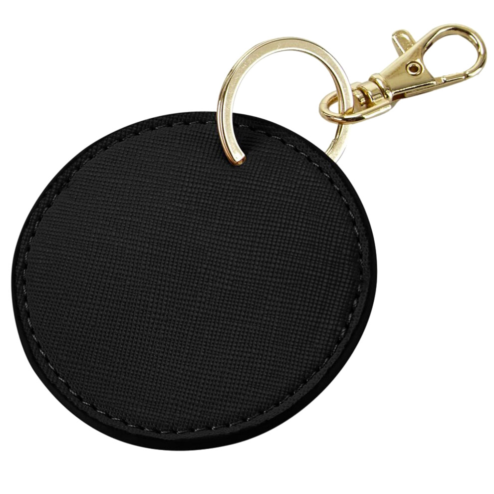 (One Size, Black) Bagbase Boutique Circular Key Clip