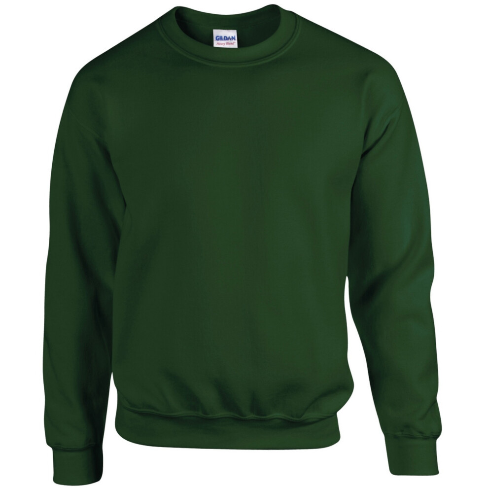 (XL, Forest Green) Gildan Childrens Unisex Heavy Blend Crewneck Sweatshirt