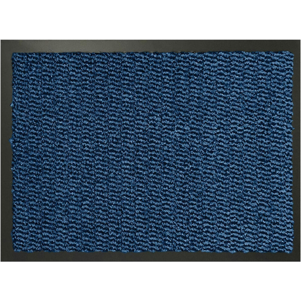 (Blue, (40 x 60)CM / (1.31 x 1.97)ft) KAV Durable Non-Slip Door Mat Dirt Trapper