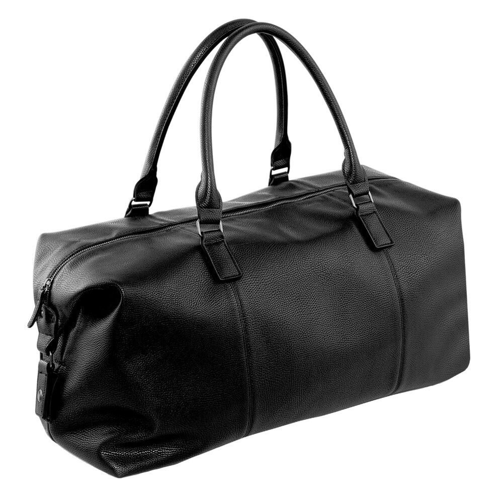 NuHude Faux Leather Weekender Holdall Bag