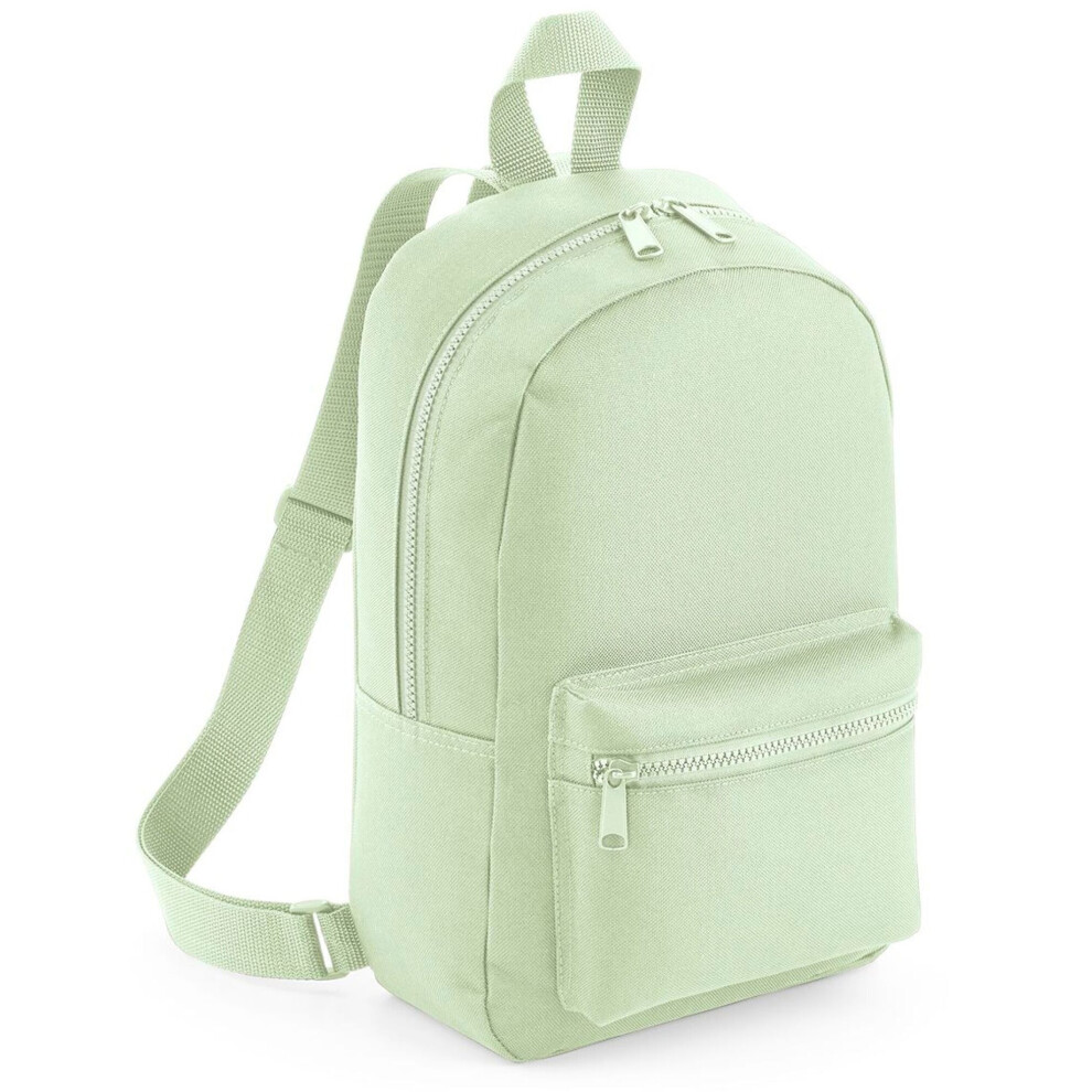 (One Size, Pistachio) Bagbase Mini Essential Backpack/Rucksack Bag