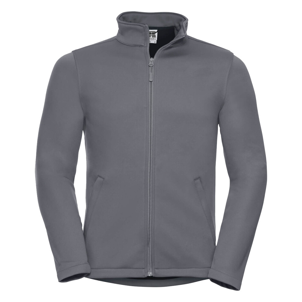 (XS, Convoy Grey) Russell Mens Smart Softshell Jacket