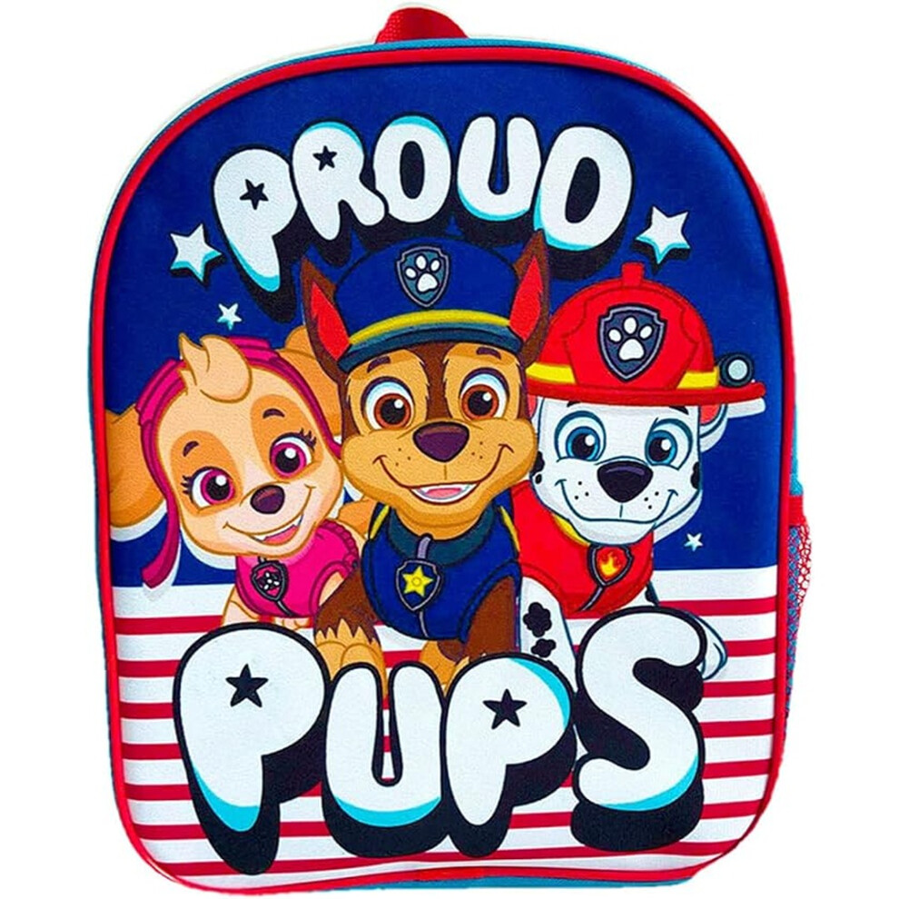 Paw Patrol Children's Character Premium Backpack Proud Pups