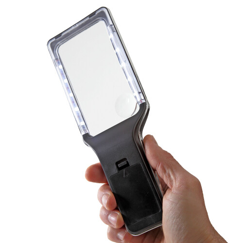 Illuminated Anti-Glare Magnifier Lens | L23 x W8 x D4cm | Easylife Group