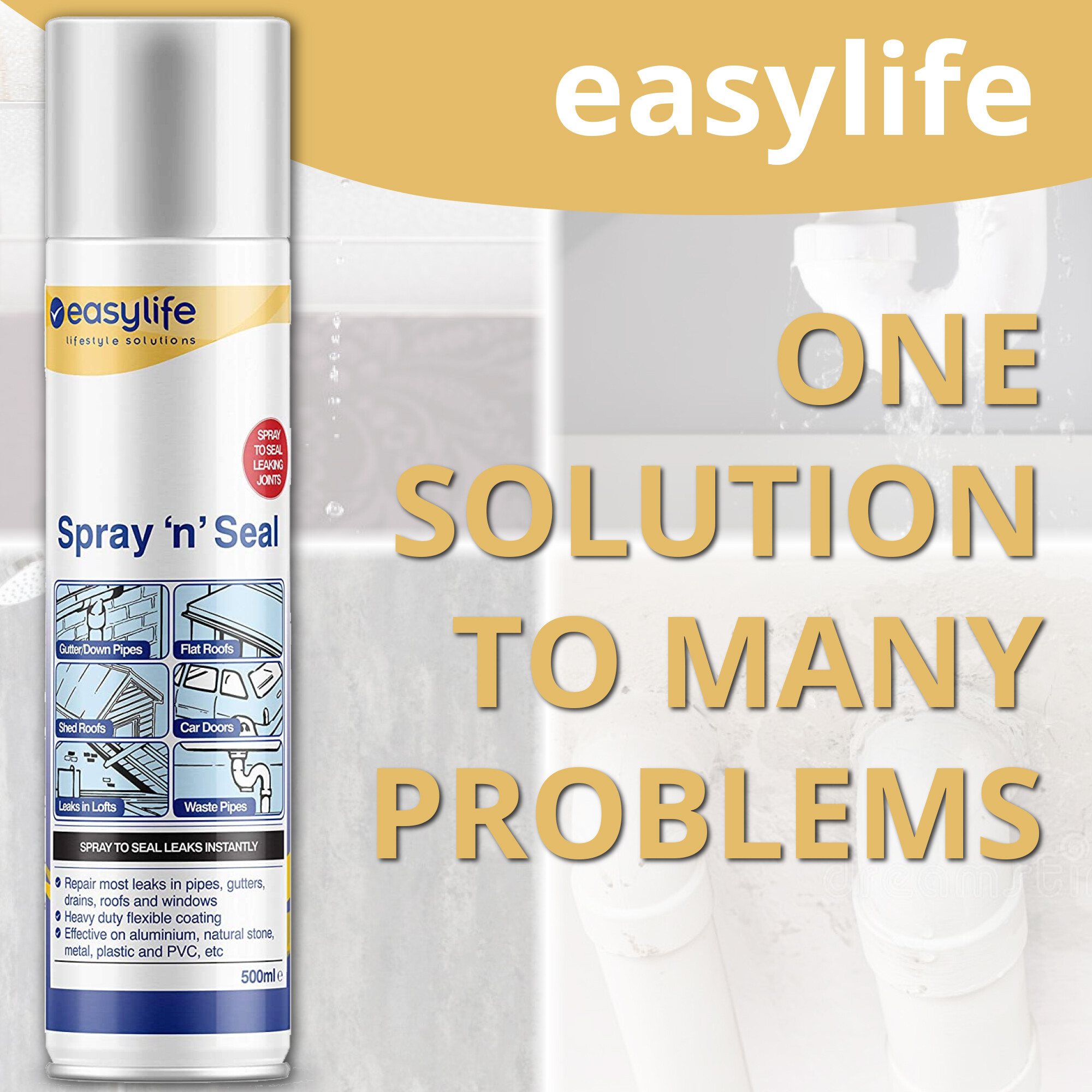 Waterproof Sealant Spray for Repairing Leaks And Drips Instantly