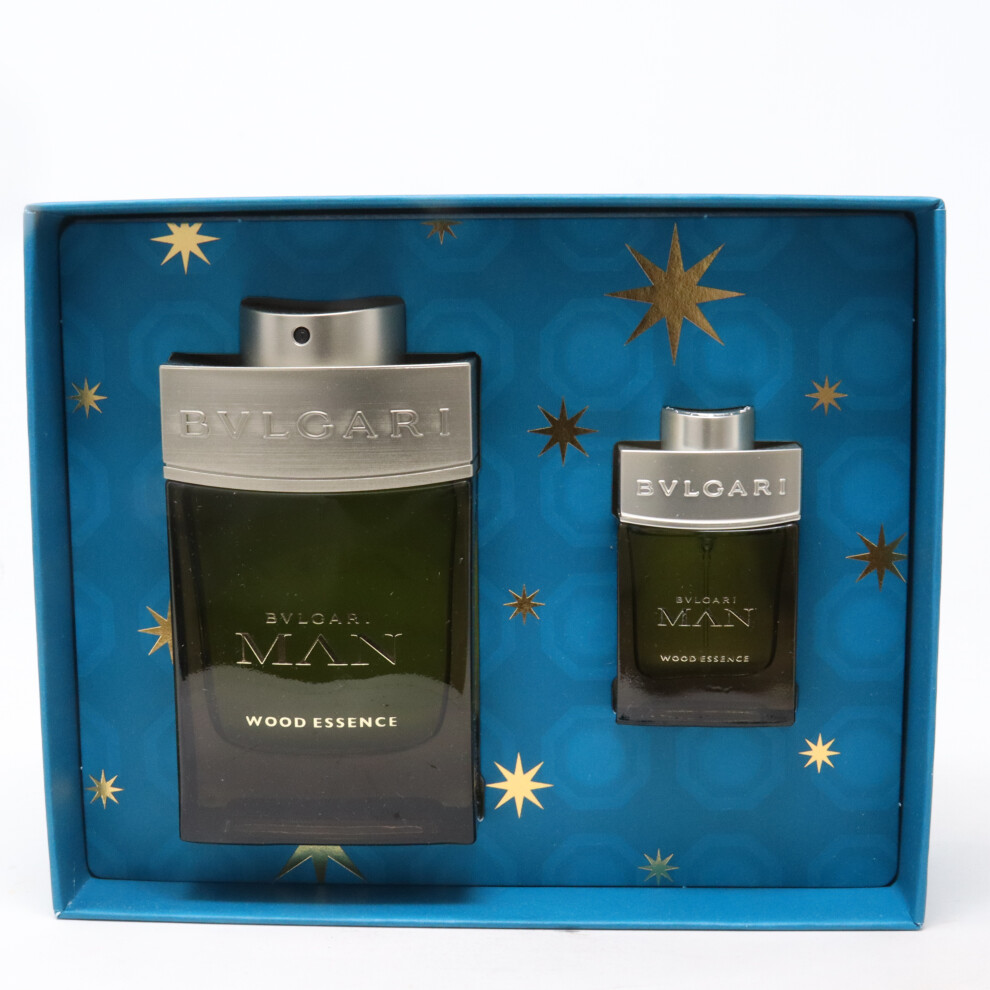 Bvlgari Man Wood Essence Eau De Parfum 2-Pcs Set  / New With Box