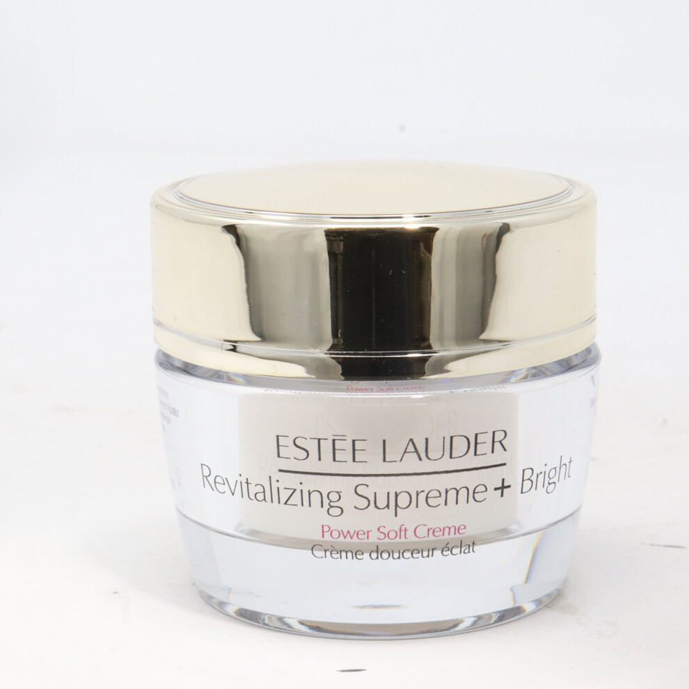 Estee Lauder Revitalizing Supreme+ Bright Soft Creme  0.5oz/15ml New Without Box