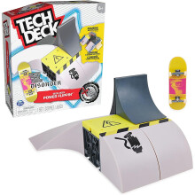 Tech Deck, Power Flippin, X-Connect Park Creator, Set di Rampe Personalizzabile con Fingerboard Esclusivo, Giocattoli per Bambini 6+