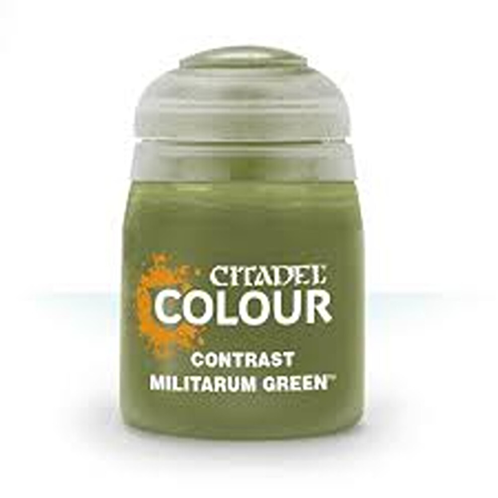 Games Workshop    Colour Contrast: Militarum Green (18ml) Paint