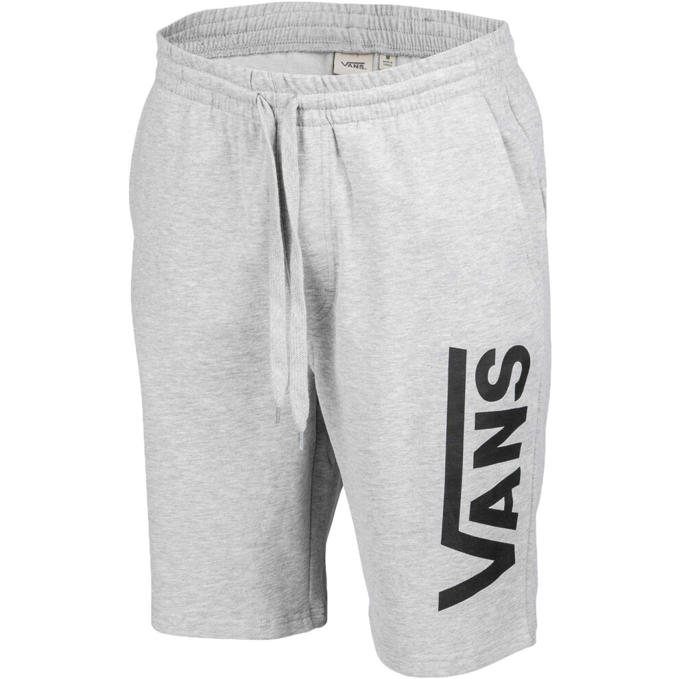 (S, Grey) Vans Mens Drop V Checked Sweatpants Jogging Bottoms Sweat Shorts