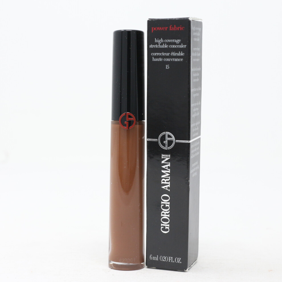 (15) Giorgio Armani Power Fabric Concealer  0.2oz/6ml New With Box