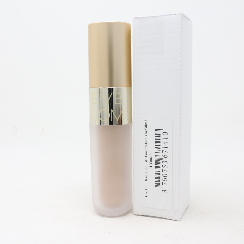 (4 Vanilla) Eve Lom Radiance Lift Foundation  1oz/30ml New Without Box