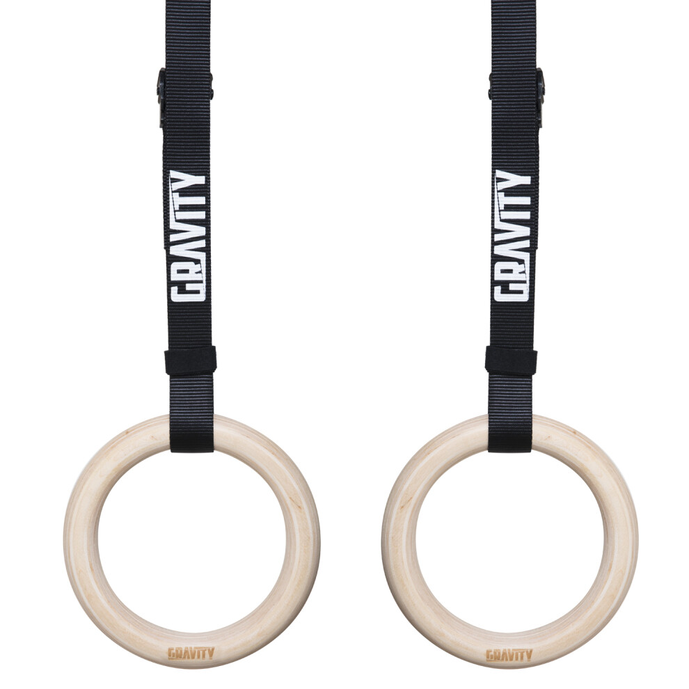 (28mm) Gravity Fitness wooden Gymnastic Rings