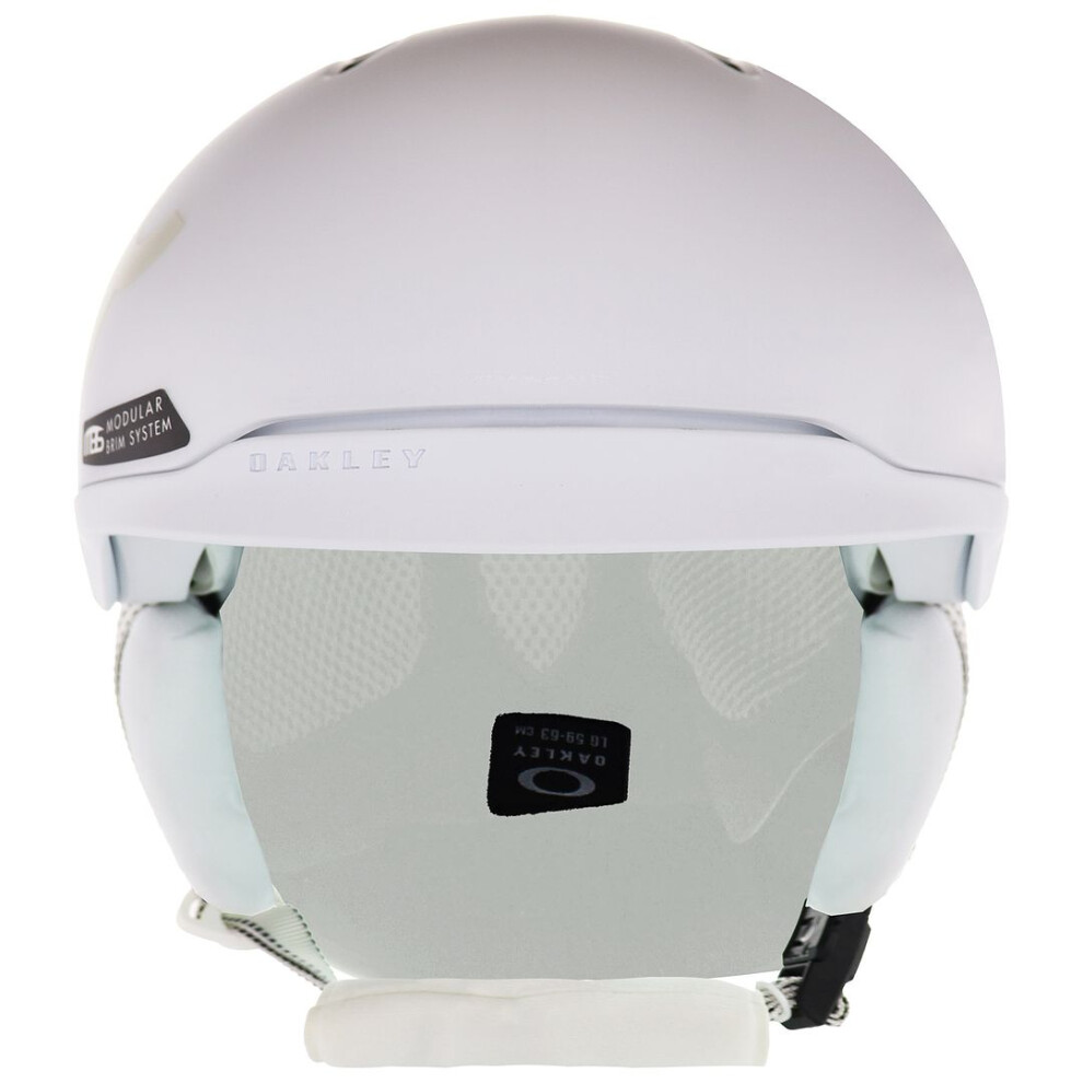 (M, Matte White) Oakley MOD3 MIPS Matte White Unisex Snowboard Ski Helmet MOD3 11B (UK )