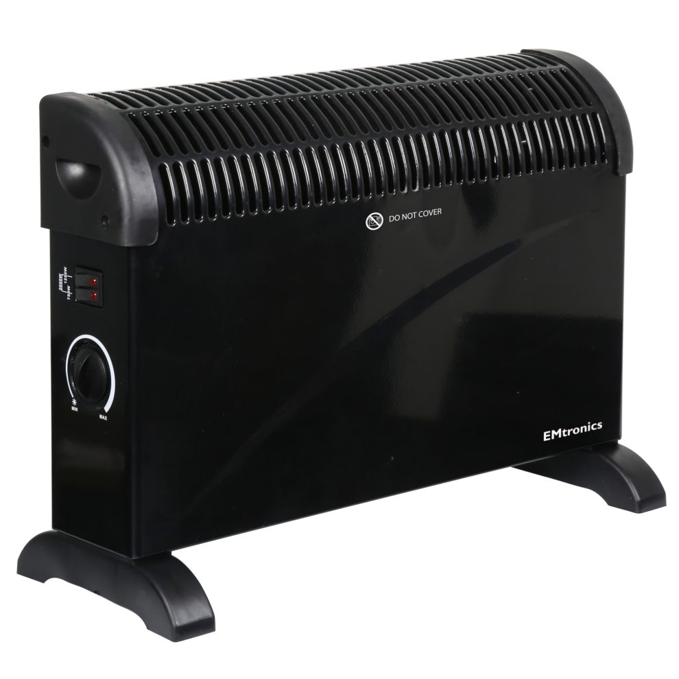 Emtronics (, 2000W) Convection Heater 2000W With Thermostat Black