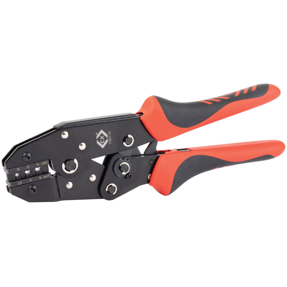 CK Tools T3671A Ratchet Crimping Pliers For MC3 & MC4 Solar PV Connectors