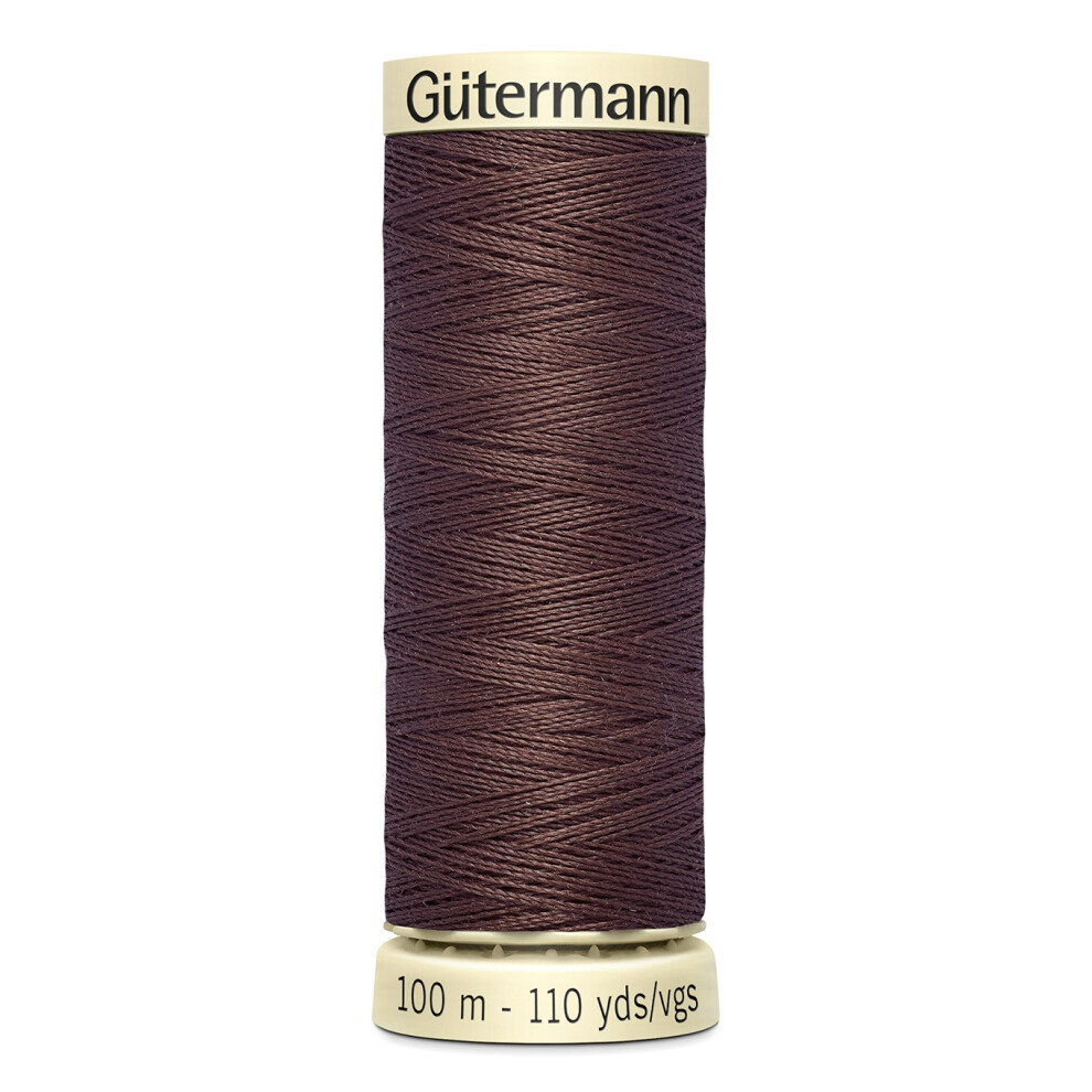 Gutermann Sew-All Thread 110yd-Saddle Brown 100P-575