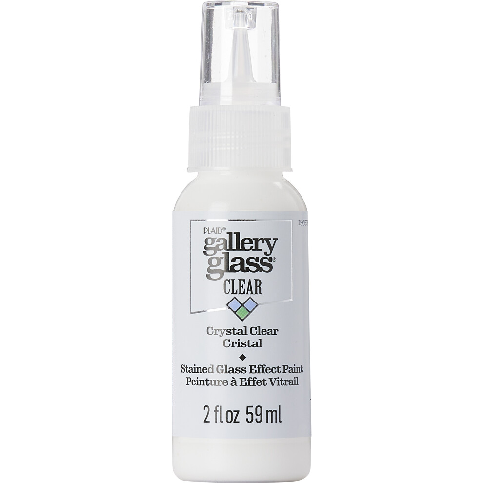 FolkArt Gallery Glass Paint 2oz-Crystal Clear FAGG2OZ-19693