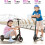 EVERCROSS Foldable Electric Scooter, 6.5" tire size, 15 Km/h Black+Blue 5