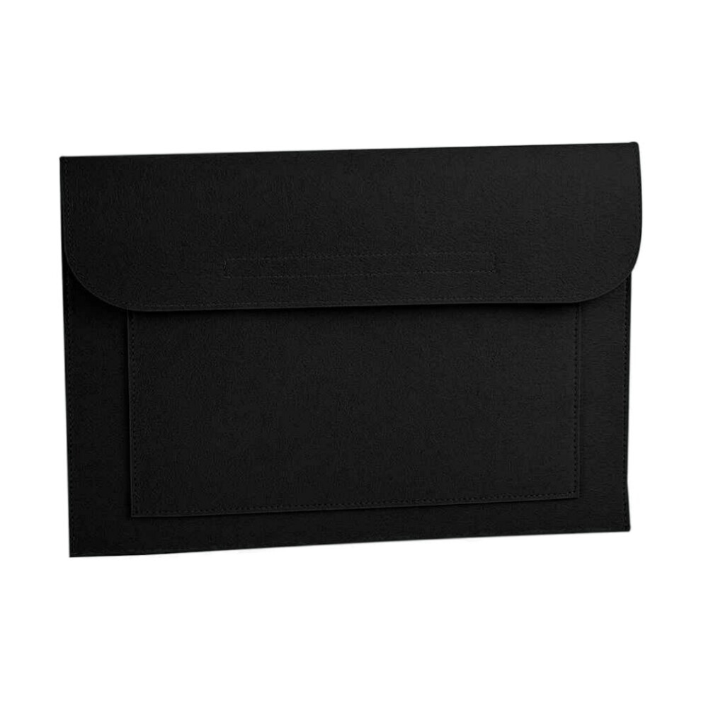 (One Size, Black) Bagbase Felt Laptop Sleeve