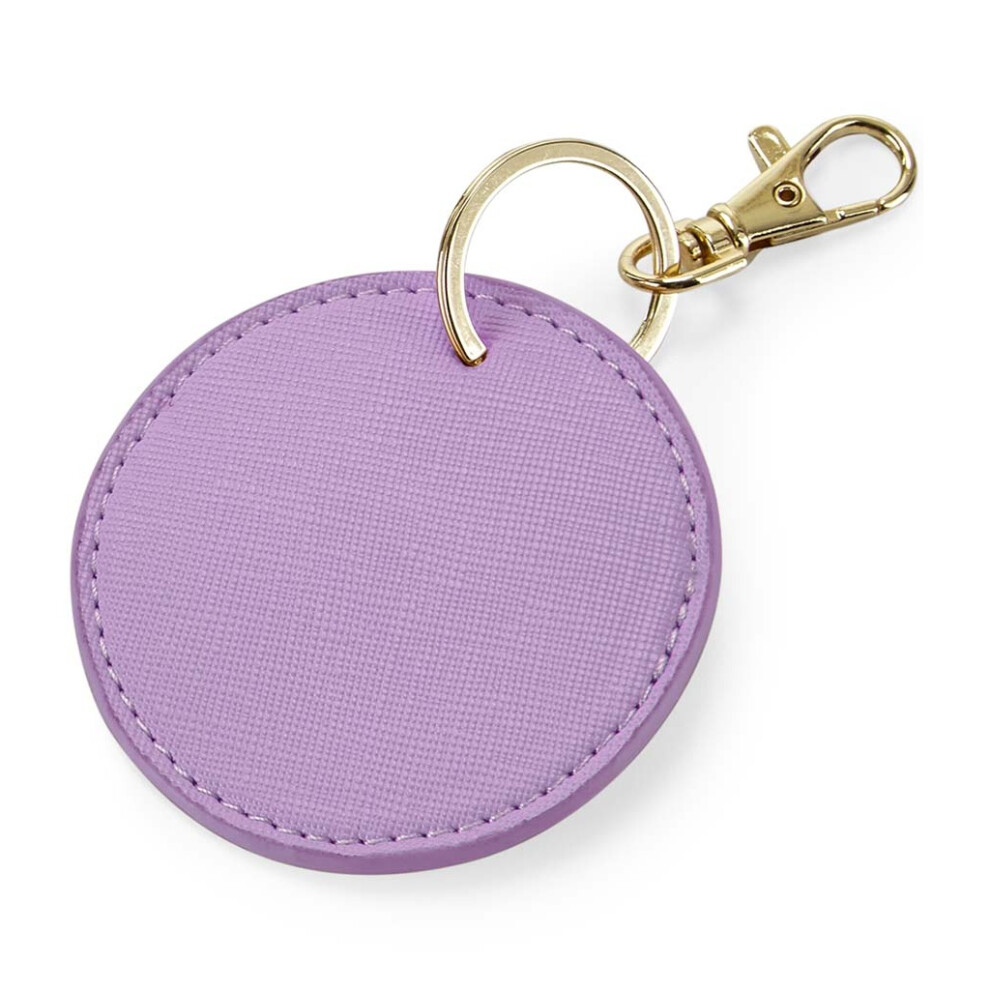 (One Size, Lilac) Bagbase Boutique Circular Key Clip