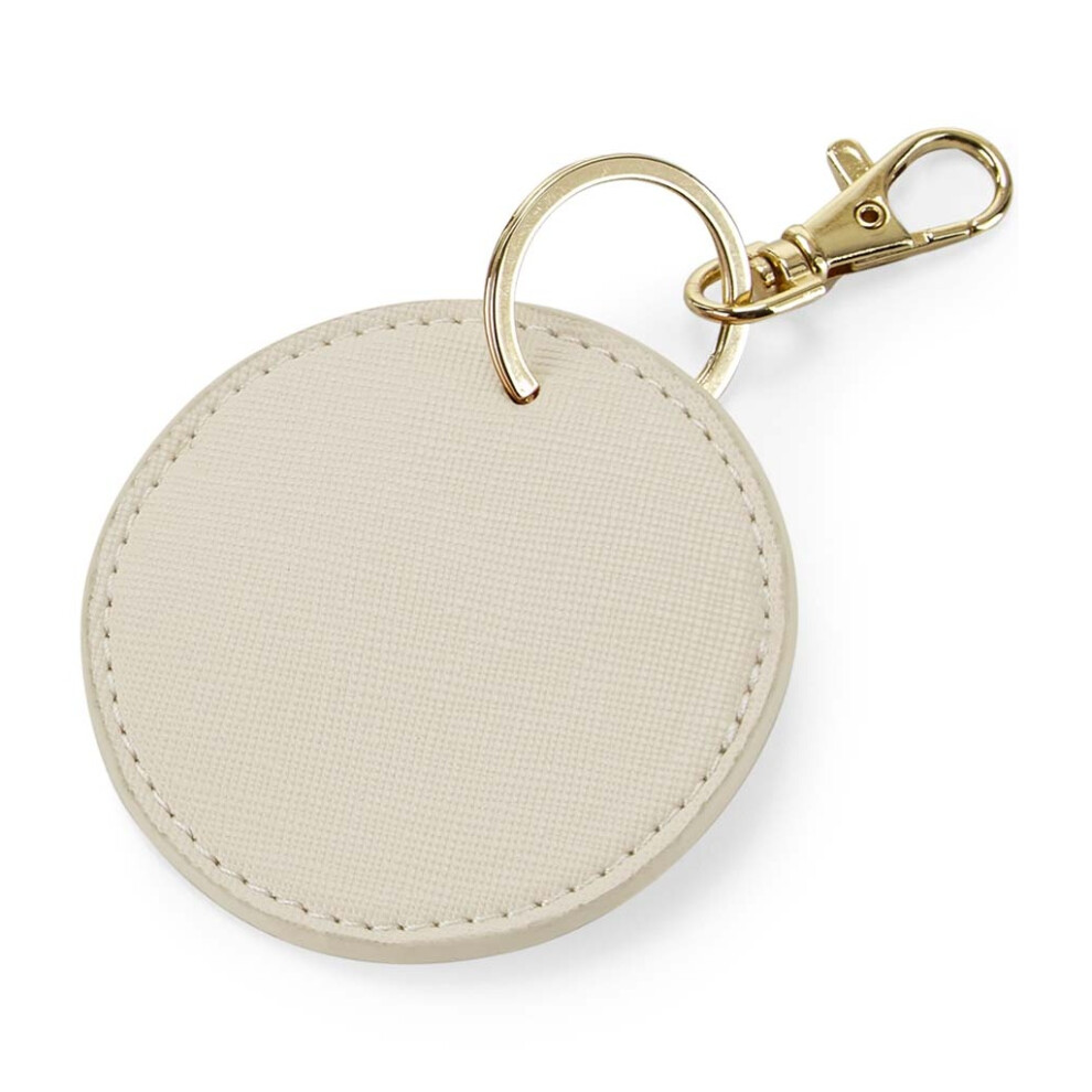 (One Size, Oyster) Bagbase Boutique Circular Key Clip