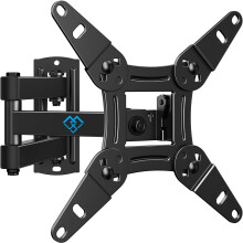 PERLESMITH TV Wall Bracket for 13-42" TVs, Swivels Tilts TV Wall Mount