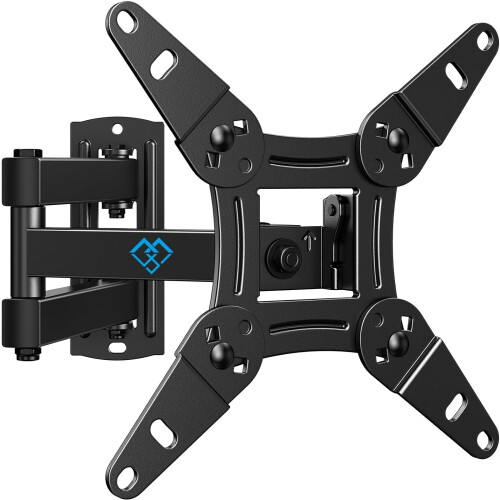PERLESMITH TV Wall Bracket for 13-42" TVs, Swivels Tilts TV Wall Mount