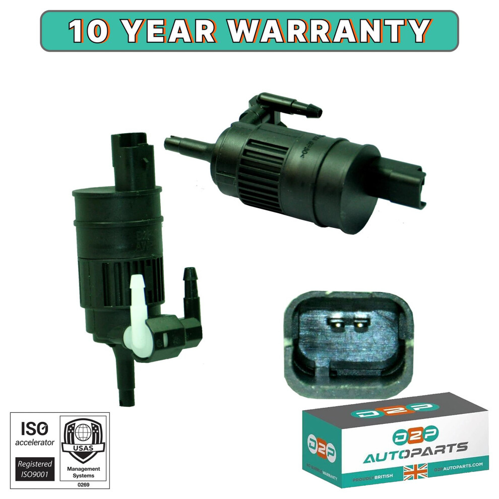 Twin Outlet Windscreen Washer Pump For Renault Clio, Kangoo, Laguna. 5056167409229